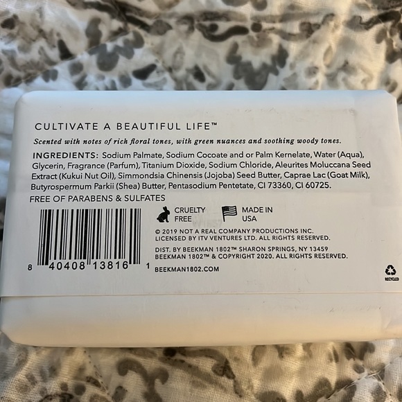 Beekman Rose Apothecary Bar Soap - Picture 2 of 3